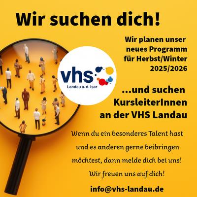 Wir suchen Dozent*innen